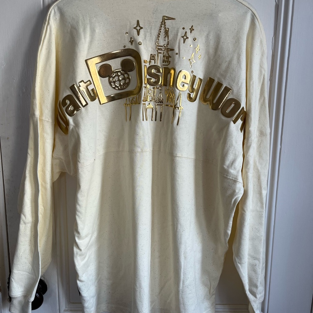 Disney Cream and Gold Apparel